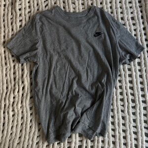 Nike Charcoal Tee with Black Logo
